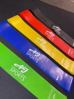 AJ-Sports Latex Weerstandsbanden - Booty Bands - Fitness Elastiek - Weerstandbanden - Set Van 5 Weerstandsbanden - 5 Verschillende Weerstanden - Resistance Band - Fitness Band - Fitness - Workout - Inclusief Draagtas -Merkloos Winkel 900x1200 131