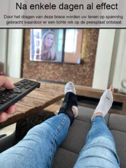 MoreCore Hielspoor Nachtspalk - Hielspoor Sok - Strassburg Sok - Massage Bal - Achillespees - Plantar Fasciitis - Kuiten - Zwart -Merkloos Winkel 900x1200 189