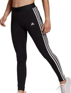 Adidas Sportbroek - Maat M - Vrouwen - Zwart/wit
