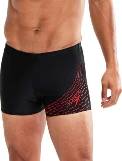 Speedo Medley Logo Aquashort Heren - Zwart / Rood - Maat 6 -Merkloos Winkel 910x1200 2