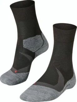 FALKE RU4 Endurance Cool Hardlopen Anti Blaren, Anti Zweet Functioneel Garen Heren Sportsokken Zwart - Maat 42-43