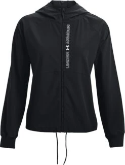 Under Armour Woven FZ Jacket Dames Sportvest - Maat S