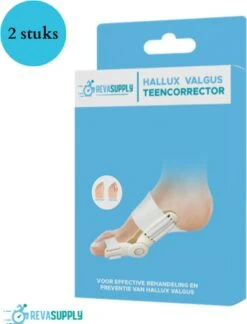 Revasupply™ - Hallux Valgus Teenspalk - 2 Stuks - Teenbrace - Hallux Valgus - Teen Corrector - Grote Teen - Teenspreider -Merkloos Winkel 915x1200 16