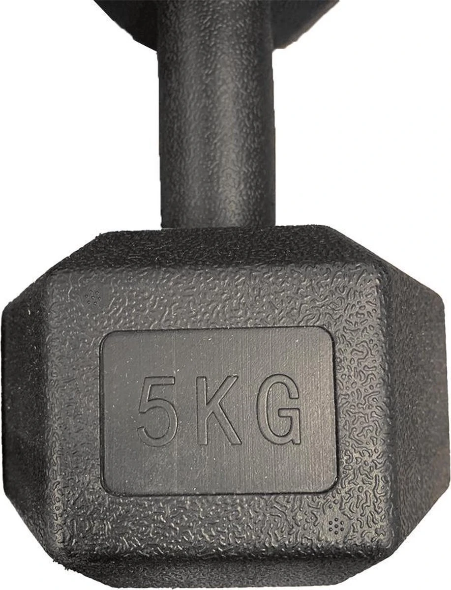 Merkloos Dumbbells Set - Fitness Set Van 2x 5kg - Zwart 9 Merkloos Dumbbells Set - Fitness Set Van 2x 5kg - Zwart - Afbeelding 7