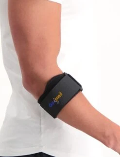 Dunimed Tennisarm / Tenniselleboog / Golfarm Bandage - One Size - Zwart