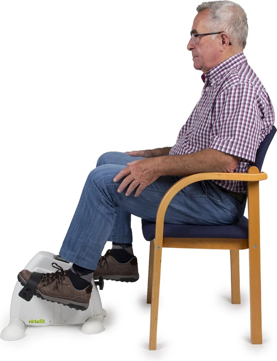 Stoelfiets - VirtuFit V4 Bureaufiets - Met Computer - Instelbare Weerstand - Hometrainer 7 Stoelfiets - VirtuFit V4 Bureaufiets - Met Computer - Instelbare Weerstand - Hometrainer - Afbeelding 5