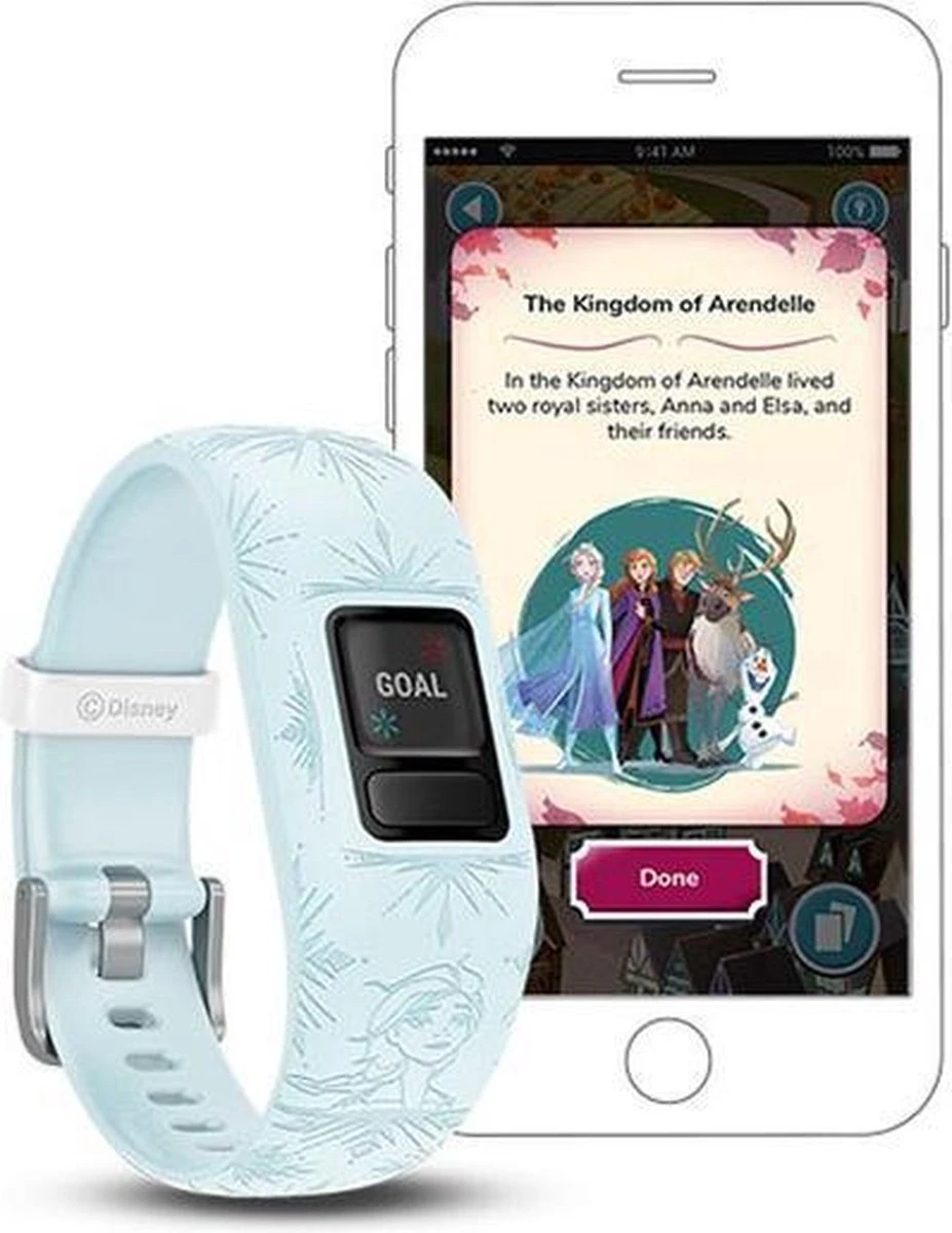 Garmin Vívofit Jr2 - Kids Activity Tracker - ©Disney - Frozen Elsa 4 Garmin Vívofit Jr2 - Kids Activity Tracker - ©Disney - Frozen Elsa - Afbeelding 2