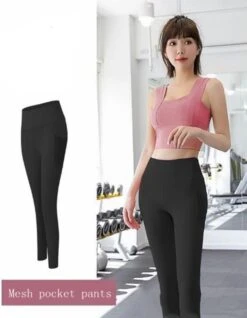 Merkloos Fitness Yogabroek - Sportlegging - Yoga Broek - Yogalegging - Dames - Zwart XXL-zwart -Merkloos Winkel 933x1200 1