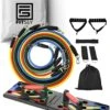 Fitsly - Push Up Bord Met Resistance Band Set - Workout Board Incl. E-Book - Fitness Elastiek En Oefeningen - Bars En Grips - Home Gym