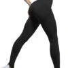 Merkloos Sportlegging Dames - Sportkleding Dames - Sportbroek Dames - Sportlegging - Push Up - Shape Legging -Tiktok Legging - Sportlegging Dames High Waist - Hardloopbroek Dames - Yoga Legging Dames - Zwart Maat XS -Merkloos Winkel 936x1200 5