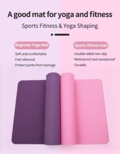 Fuegobird TPE Yoga Mat - Purper - 183 X 61 X 0.6 Cm 13 Fuegobird TPE Yoga Mat - Purper - 183 X 61 X 0.6 Cm -Merkloos Winkel 937x1200 7