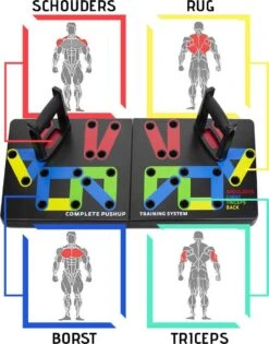 AWEMOZ Push Up Bord XL - 24 Oefeningen - Opdruksteunen - Push Up Bars - Opdrukken - Push Up Grips - Krachttraining - Board - Springtouw - Resistance Band -Merkloos Winkel 940x1200 19