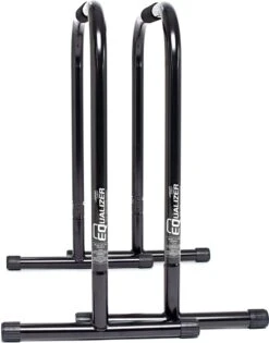 Lebert Equalizer XL Dip Bars Zwart - Dip Station - Pull Up Bar - Push Up Bars - Calisthenics - Krachttraining Voor Het Gehele Lichaam