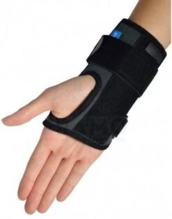 Thuasne Dynastab Dual Polsbrace-Maat 2: 16,5 - 19,5 Cm - Zwart