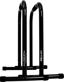 Lebert Equalizer Dip Bars Zwart - Dip Station - Pull Up Bar - Push Up Bars - Calisthenics - Krachttraining Voor Het Gehele Lichaam