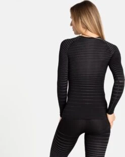 Odlo Bl Top Crew Neck L/S Performance Light Dames Thermoshirt - Black - Maat S -Merkloos Winkel 952x1200 10