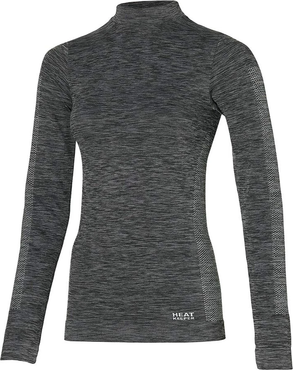Heatkeeper Thermoset Dames Premium Techno - Thermoshirt Met Lange Mouwen En Legging - Zwart Melange - TOGwaarde 2.8 - Thermisch Isolerend Shirt En Legging - Maat XL 7 Heatkeeper Thermoset Dames Premium Techno - Thermoshirt Met Lange Mouwen En Legging - Zwart Melange - TOGwaarde 2.8 - Thermisch Isolerend Shirt En Legging - Maat XL - Afbeelding 5