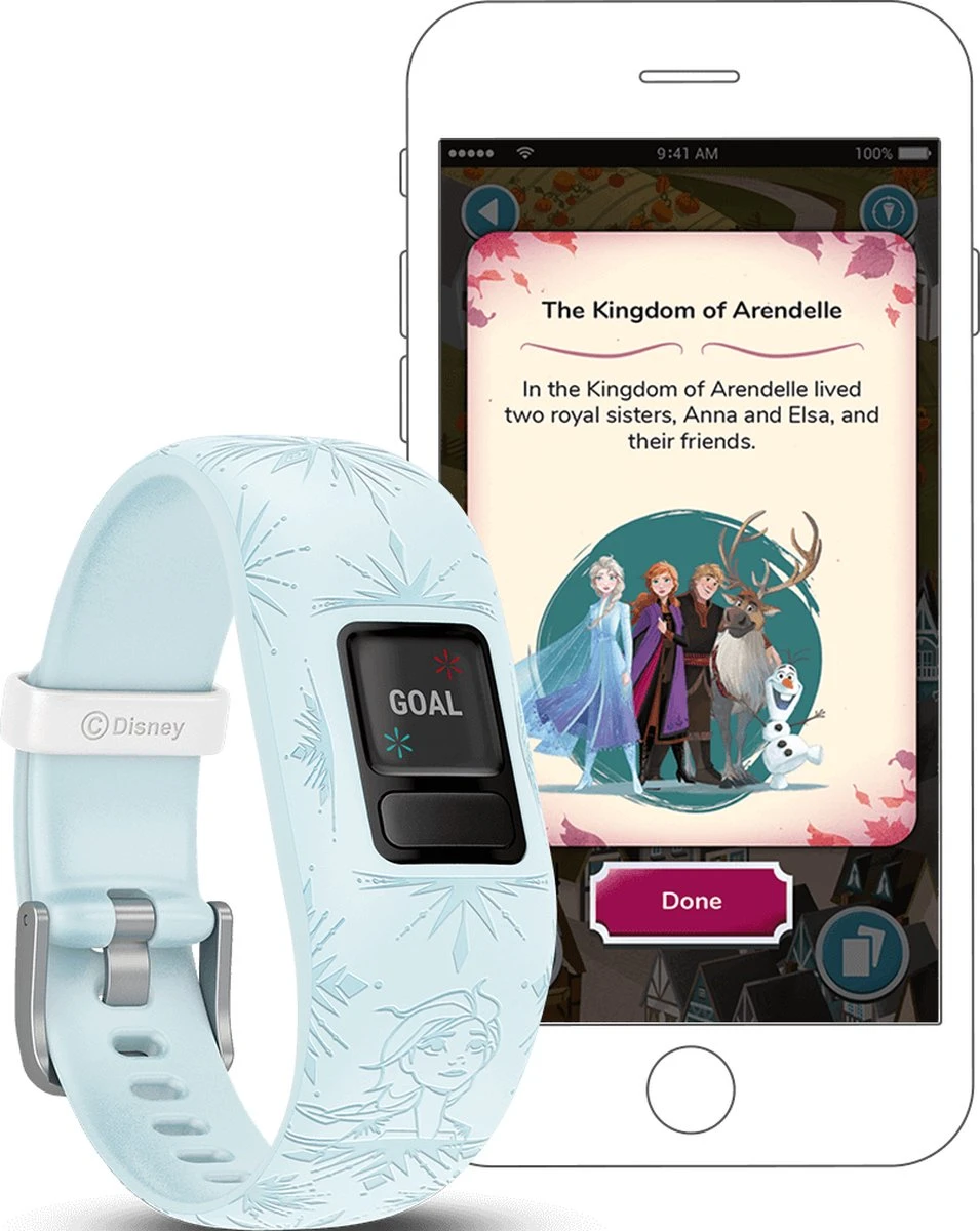 Garmin Vívofit Jr2 - Kids Activity Tracker - ©Disney - Frozen Elsa 11 Garmin Vívofit Jr2 - Kids Activity Tracker - ©Disney - Frozen Elsa - Afbeelding 9
