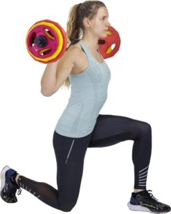 RS Sports Aerobic Pump Set - Halterset Met Gewichten - 130 Cm Stang - Totaal 20 Kg - Rubber Schijven -Merkloos Winkel 958x1200 7