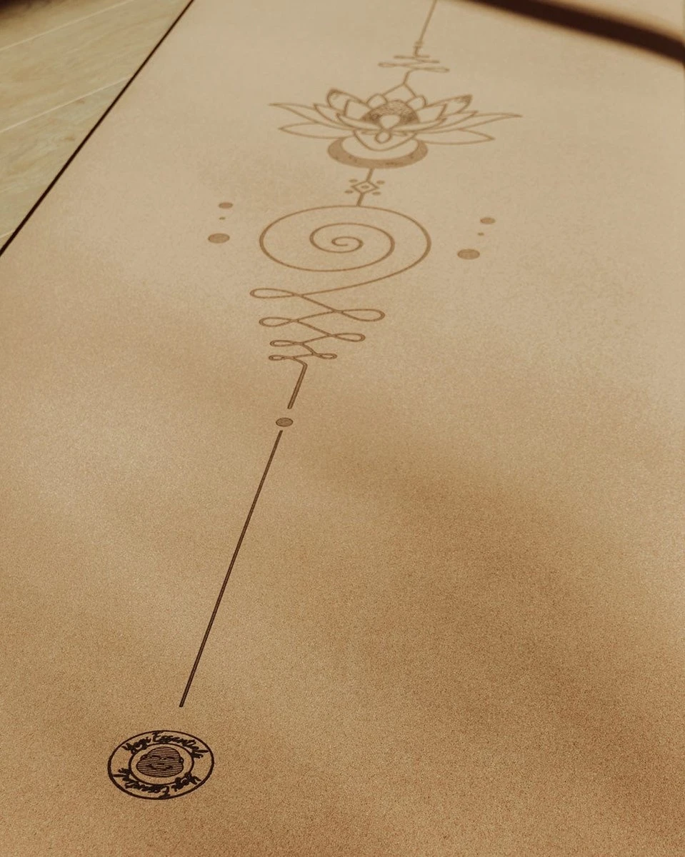 Yogi Essentials Kurk Yoga Mat Mandala - Yogamat Natuurlijke Anti Slip 4 Yogi Essentials Kurk Yoga Mat Mandala - Yogamat Natuurlijke Anti Slip - Afbeelding 2