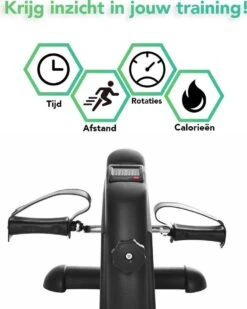 Dreaver Stoelfiets - LCD-scherm - Inclusief Antislipmat - Bureaufiets - Bewegingstrainer - Deskbike - Mini Hometrainer - Pedaaltrainer -Merkloos Winkel 959x1200 47