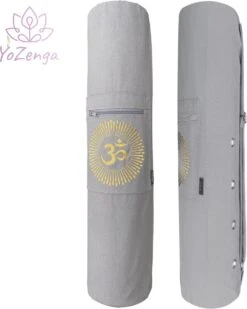 YoZenga Yogatas | Ohm Sandy Grey Met Trekkoord | Sporttas | Yoga Koker Tas -Merkloos Winkel 959x1200 58
