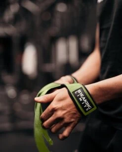 Breaking Limits Lifting Straps - Lifting Grips/Hooks - Deadlift Straps - Lift Straps - Fitness, Crossfit & Krachttraining - 2 Stuks - Militairgroen -Merkloos Winkel 960x1200 123