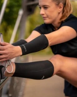 Artefit Compressie Onderarm Sleeves – Unisex - Zonbescherming - L - Black -Merkloos Winkel 960x1200 49