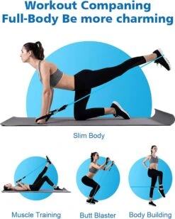 Weerstandsbandenset 11stuks-Weerstandsbanden Fitness - Extra Versterking -gewicht Van 5 Tot 68KG-Resistance Bands -met Grote Handgreep-fitnessbanden-5 Verschillende Sterktes-fitnessapparaten- Geschikt Voor Binnen En Buiten -krachttraining -Merkloos Winkel 962x1200 9