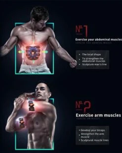EMS Spiertrainer USB Oplaadbaar - Voor Buik, Rug En Armen - Lovnix Elektrische Buikspiertrainer USB -Merkloos Winkel 963x1200 6