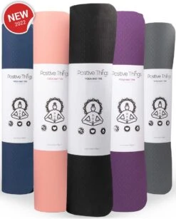 Yoga Mat Sportmat Fitnessmat Antislip Duurzaam Met Yoga Lessen - Zwart -Merkloos Winkel 964x1200 6