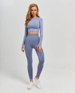 ***Sport Topje Lange Mouwen - Maat S - Long Sleeve - Crop Top - Van Heble®*** -Merkloos Winkel 965x1200 10