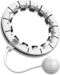 Luxari - Fitness Hoelahoep Pro - Telfunctie - Display - Verstelbare Intensiteit - Gewichtsbal - Hoelahoep Met Sensor - Hoelahoep Fitness - Fitness Hoepel - Hoelahoep Volwassenen