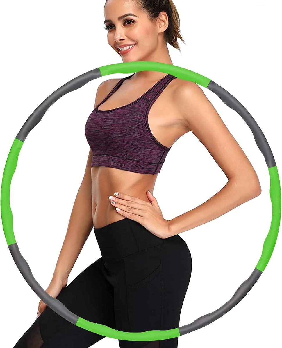 Fitness Hoelahoep - 1 KG - Ø 95 Cm - Grijs - Sport Hoepel - Thuis - Sporten - Gym 4 Fitness Hoelahoep - 1 KG - Ø 95 Cm - Grijs - Sport Hoepel - Thuis - Sporten - Gym - Afbeelding 2