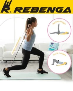Rebenga Resistance Bar 2.0+ Trainingsschema - Multifunctioneel - Full Body Workout - Resistance Band Set - Weerstandsbanden - Fitness Elastiek Booty Band - Pilates - Pilates Bar - Booty Bar - Pilates Stick - Thuis Sporten + GYM ZAK -Merkloos Winkel 973x1200 17