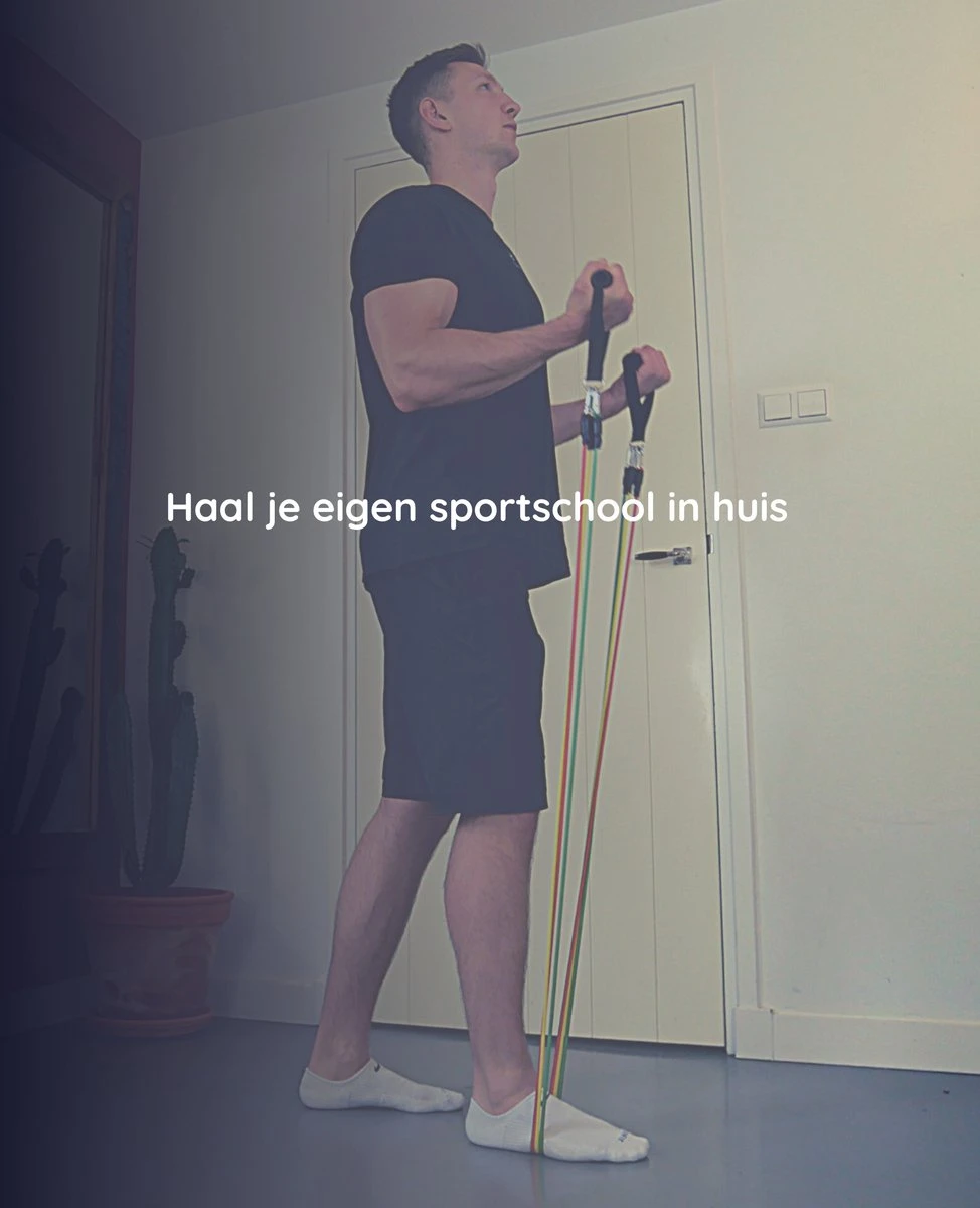 JPS Sports® Resistance Bands Set - Fitness Elastiek - Weerstandsbanden - Handvaten - Enkelbanden - Draagtas - Tot 55KG 8 JPS Sports® Resistance Bands Set - Fitness Elastiek - Weerstandsbanden - Handvaten - Enkelbanden - Draagtas - Tot 55KG - Afbeelding 6