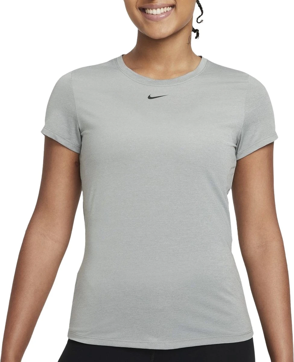 Nike W NK ONE DF SS SLIM TOP Dames Sportshirt - Maat S 3 Nike W NK ONE DF SS SLIM TOP Dames Sportshirt - Maat S