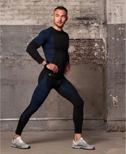 Heren Thermoset - Thermopak - Thermokleding - Lang - Blauw/Zwart - Maat S/M 11 Heren Thermoset - Thermopak - Thermokleding - Lang - Blauw/Zwart - Maat S/M -Merkloos Winkel 983x1200