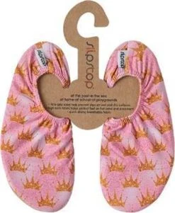 Slipstop - Diana Roze Kroontjes - Schoenmaat 24/26 - Antislip - Zwemsokken - Waterschoenen