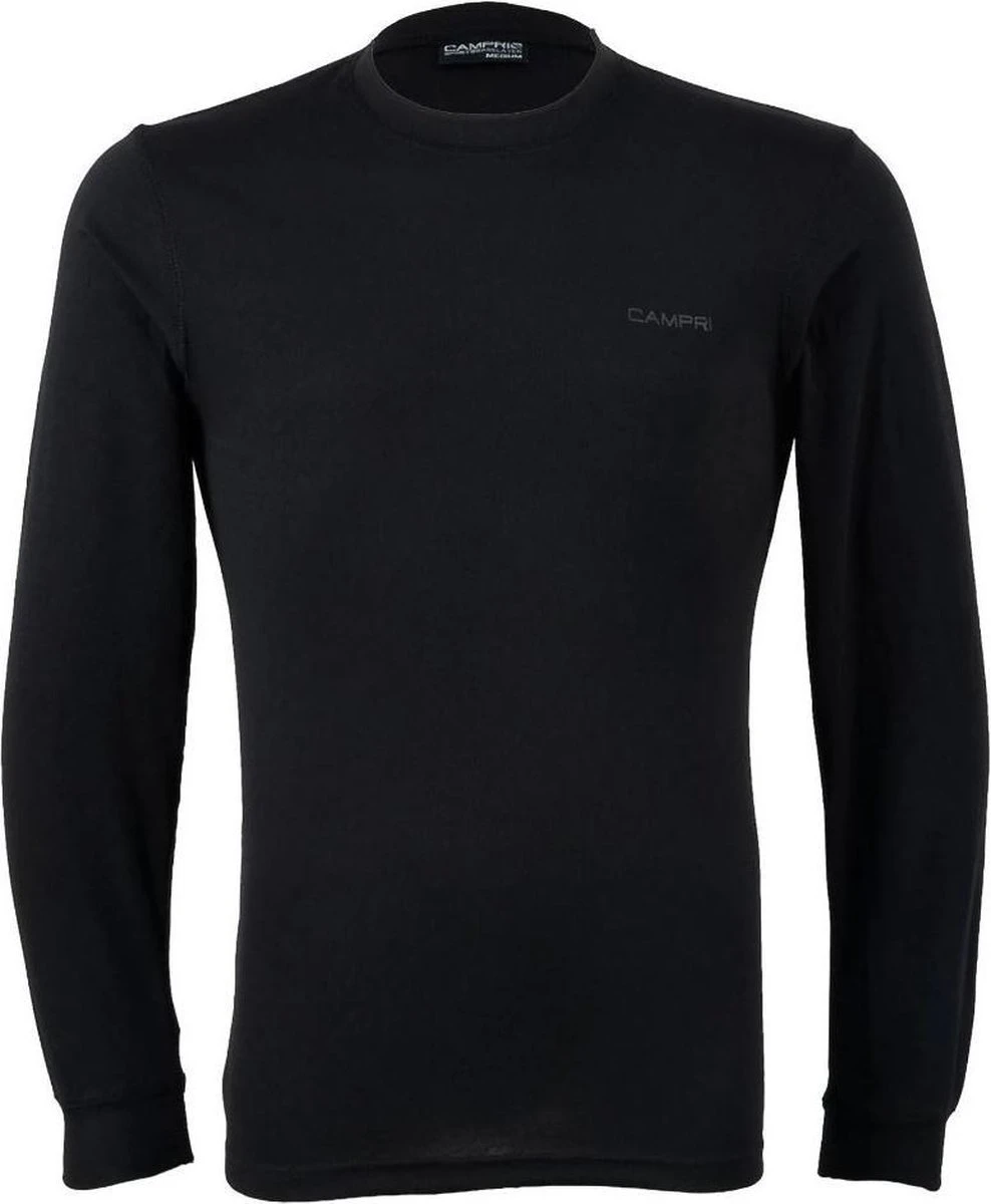 Campri Thermoshirt Lange Mouw - Sportshirt - Heren - Maat S - Zwart 3 Campri Thermoshirt Lange Mouw - Sportshirt - Heren - Maat S - Zwart