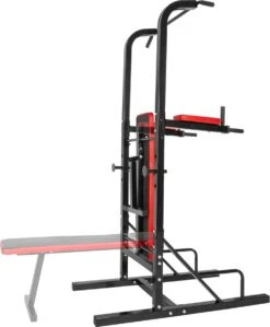 Tectake - Krachtstation Dipstation Met Optrekstang En Drukbank - 404161 -Merkloos Winkel 991x1200 16