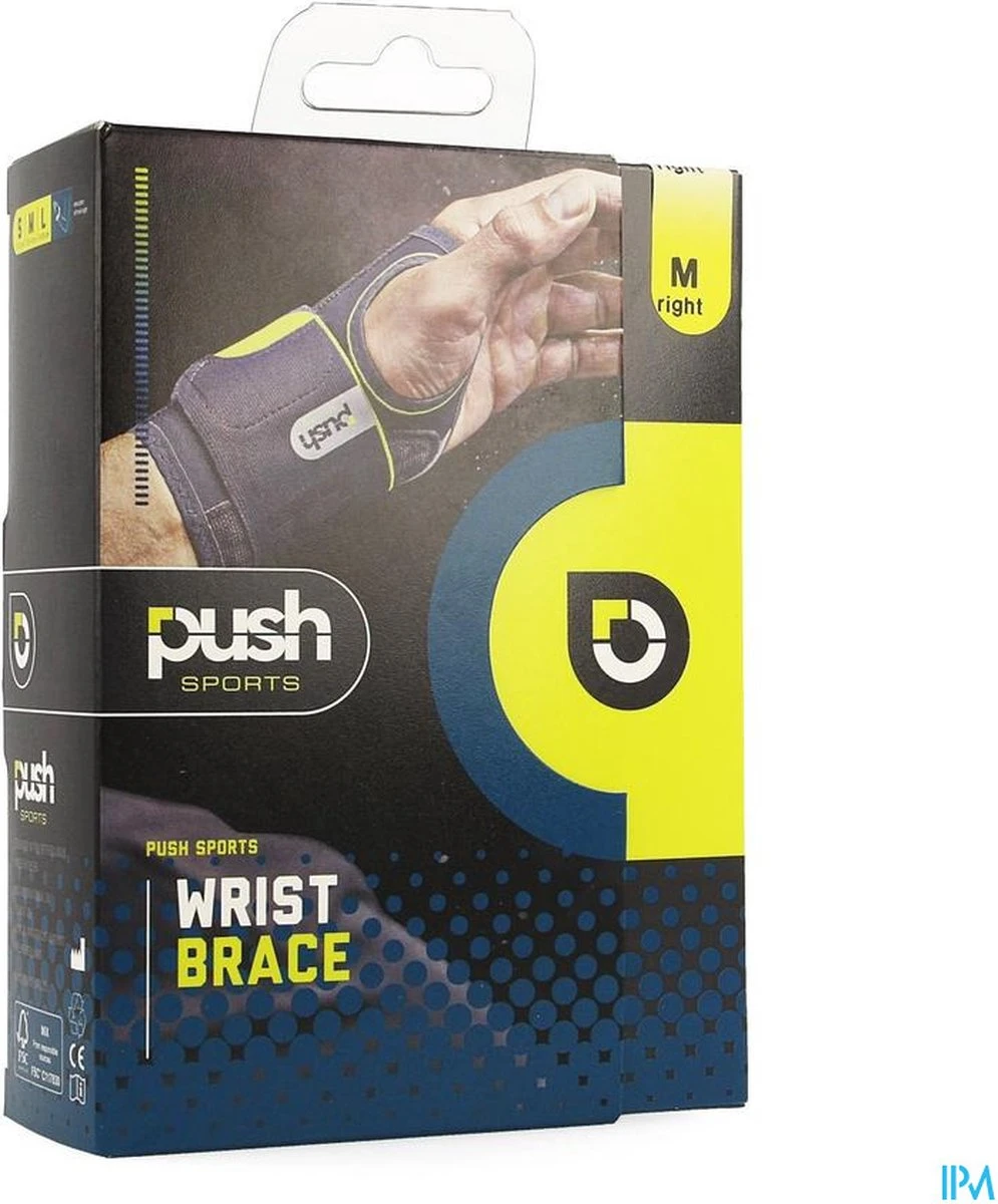 Push Sports Polsbrace - Donkergrijs - Rechts - Maat M 17 Push Sports Polsbrace - Donkergrijs - Rechts - Maat M - Afbeelding 15