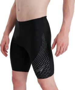 Speedo Medley Logo Jammer Heren - Zwart / Grijs - Maat 5 -Merkloos Winkel 995x1200 3