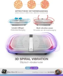 Sportstech Germany VP300 Trilplaat - 2x1000 Watt - Bluetooth -Merkloos Winkel 997x1200 10