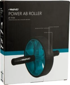 Avento Power Ab-Roller - Zwart/Blauw -Merkloos Winkel 998x1200 11